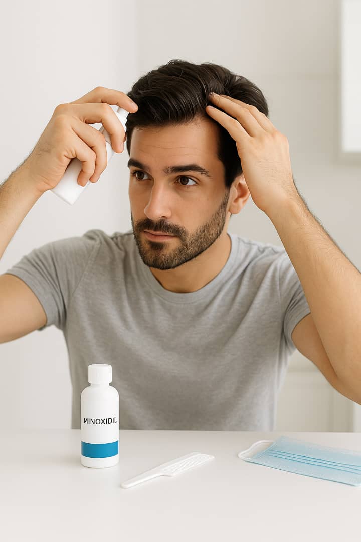 ماینوکسیدیل: راهنمای کامل استفاده، فواید و عوارض برای ریزش مو