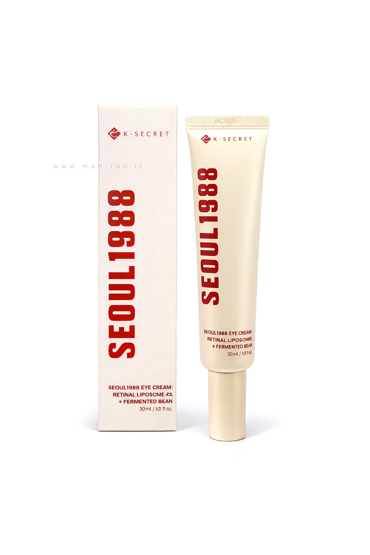 کرم دورچشم رتینال لیپوزوم 4% + عصاره لوبیای تخمیری سئول1988 K-SECRET